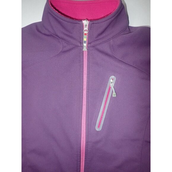 Sherpa Adventure Gear Jacket Women S Softshell Purple Zip Outdoor Hike - Picture 3 of 7